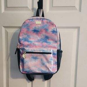 Betsey Johnson Pink and Blue Cloud Backpack